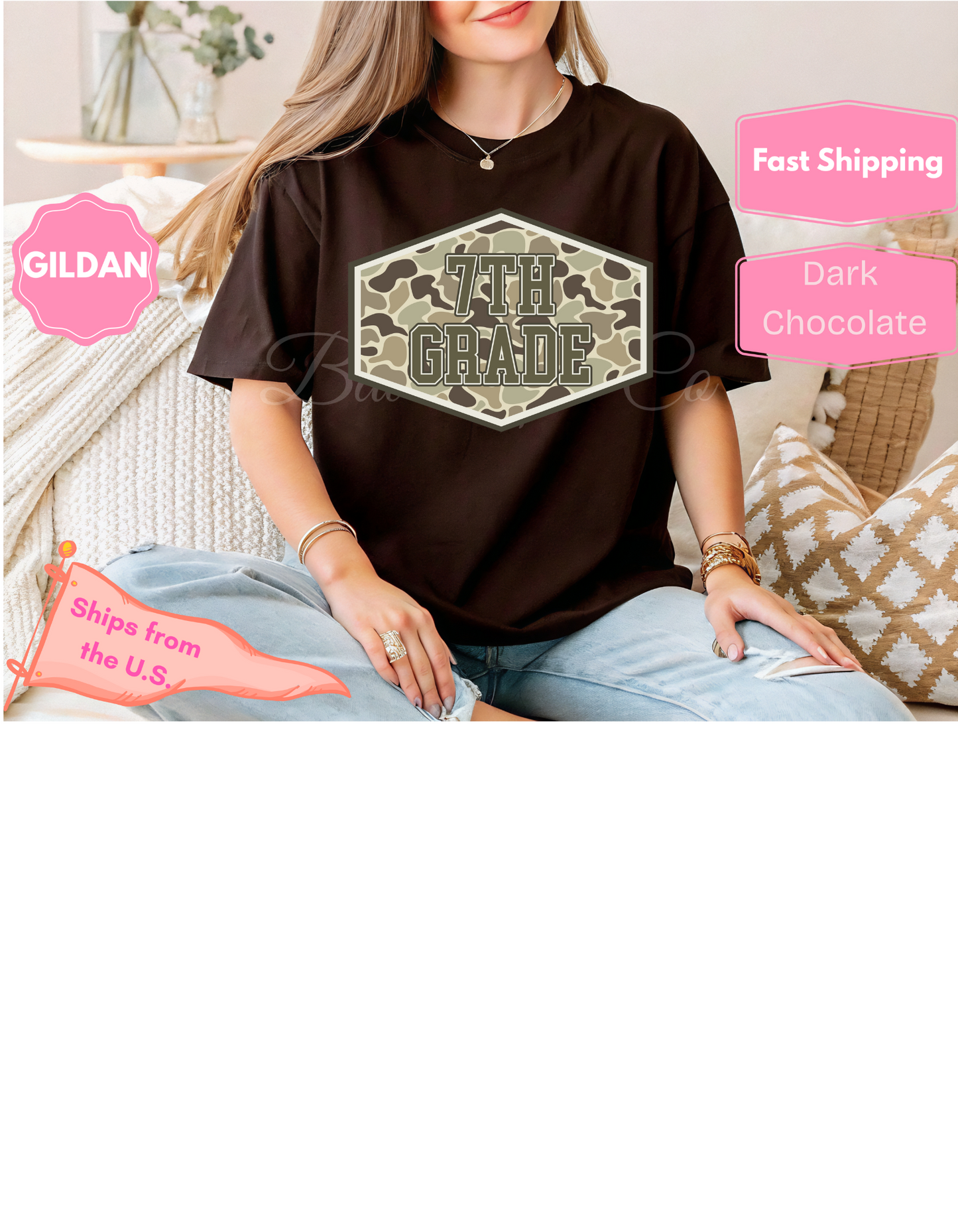 Seventh Grade Camo Back to School