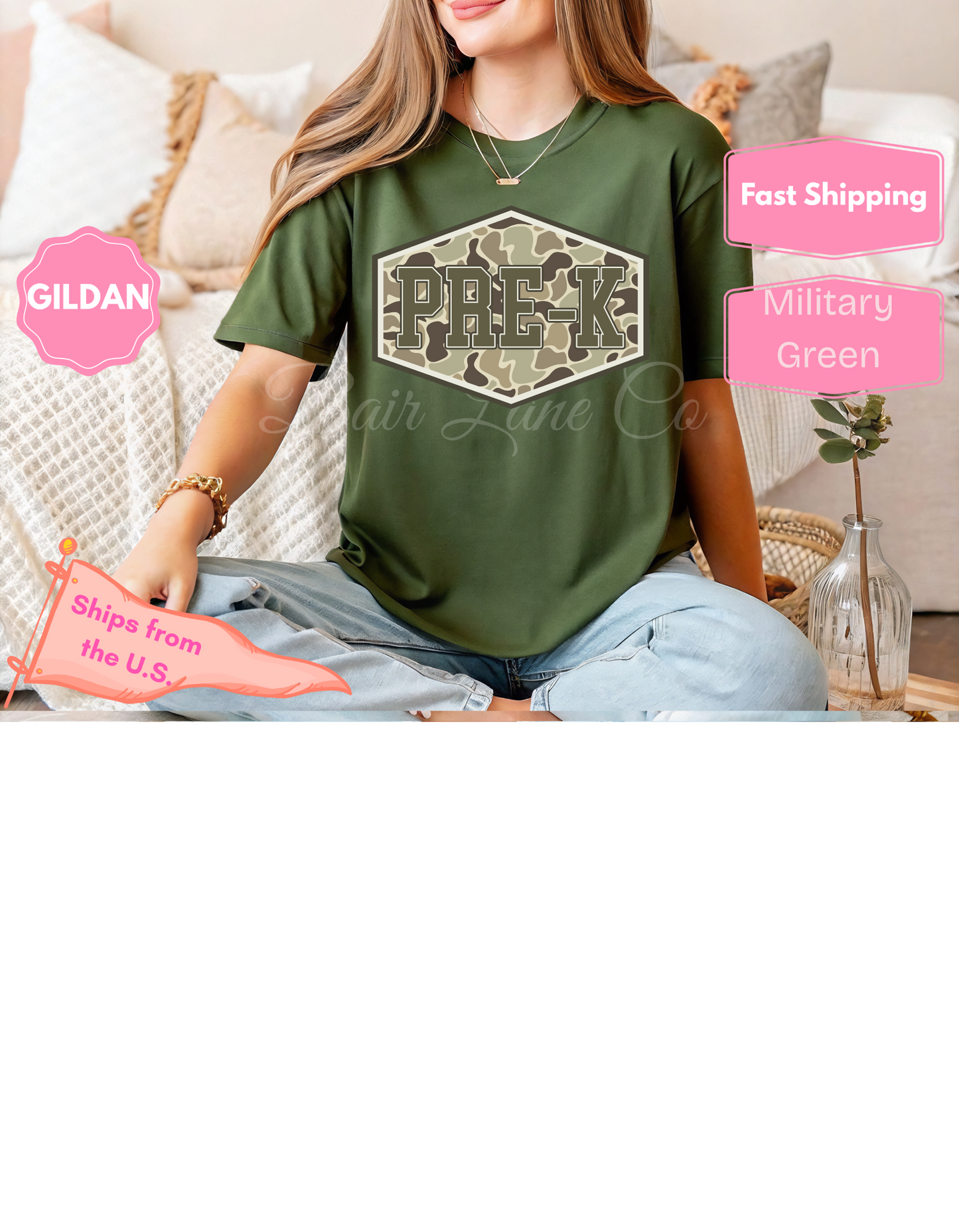Pre-Kindergarten Camo Back to School