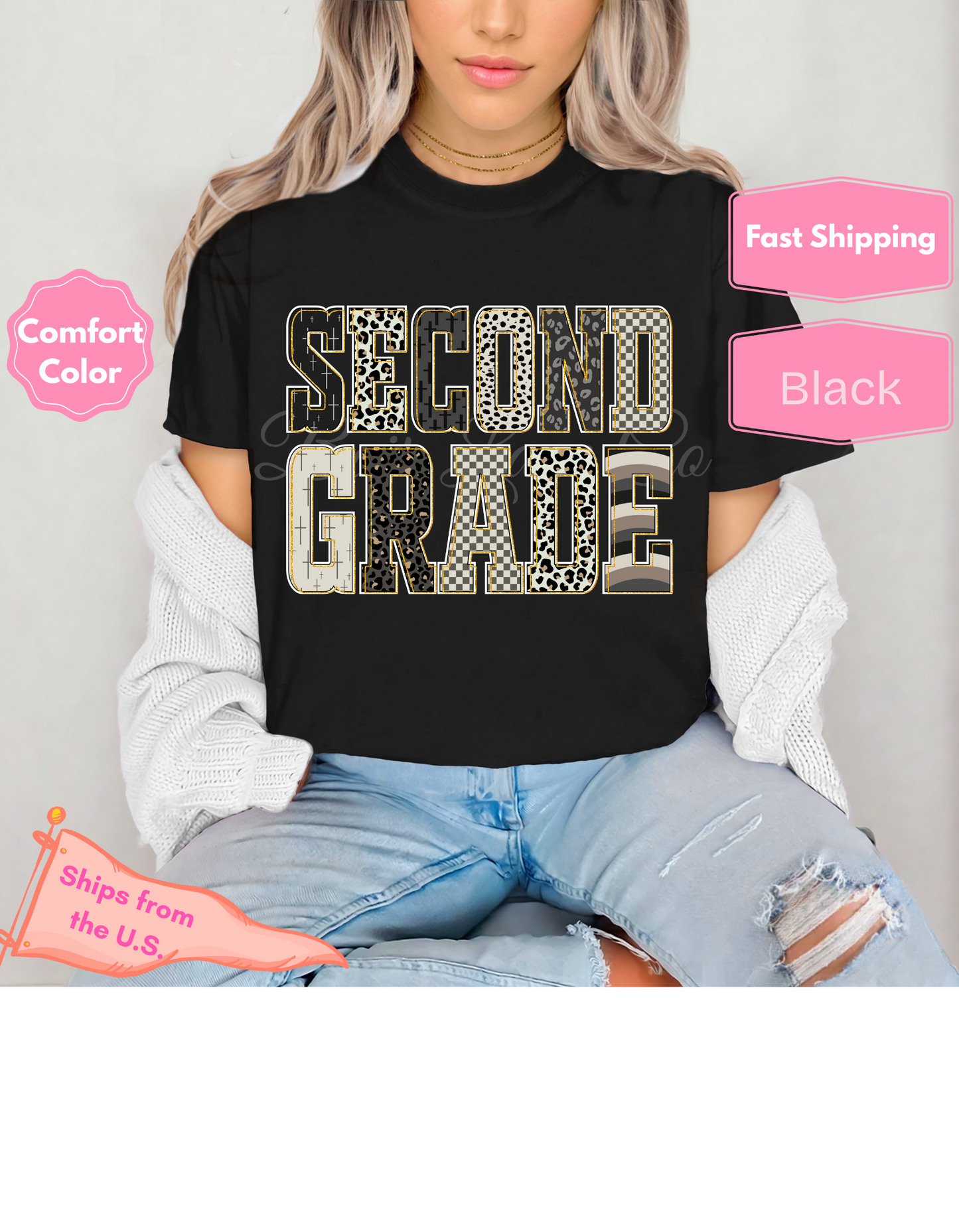 Second Grade Black & White