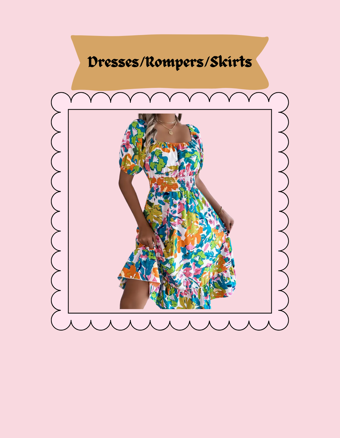 Dresses/Rompers/Skirts