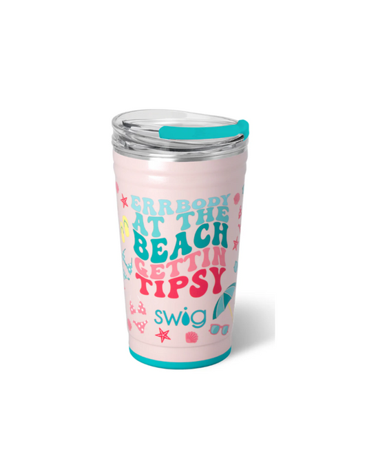 Errbody at the Beach Gettin Tipsy 24 oz Party Cup