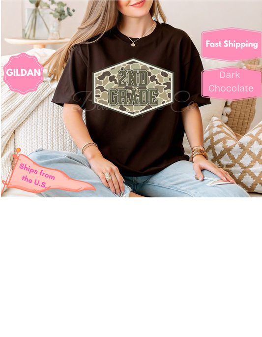 Second Grade Camo Back to School