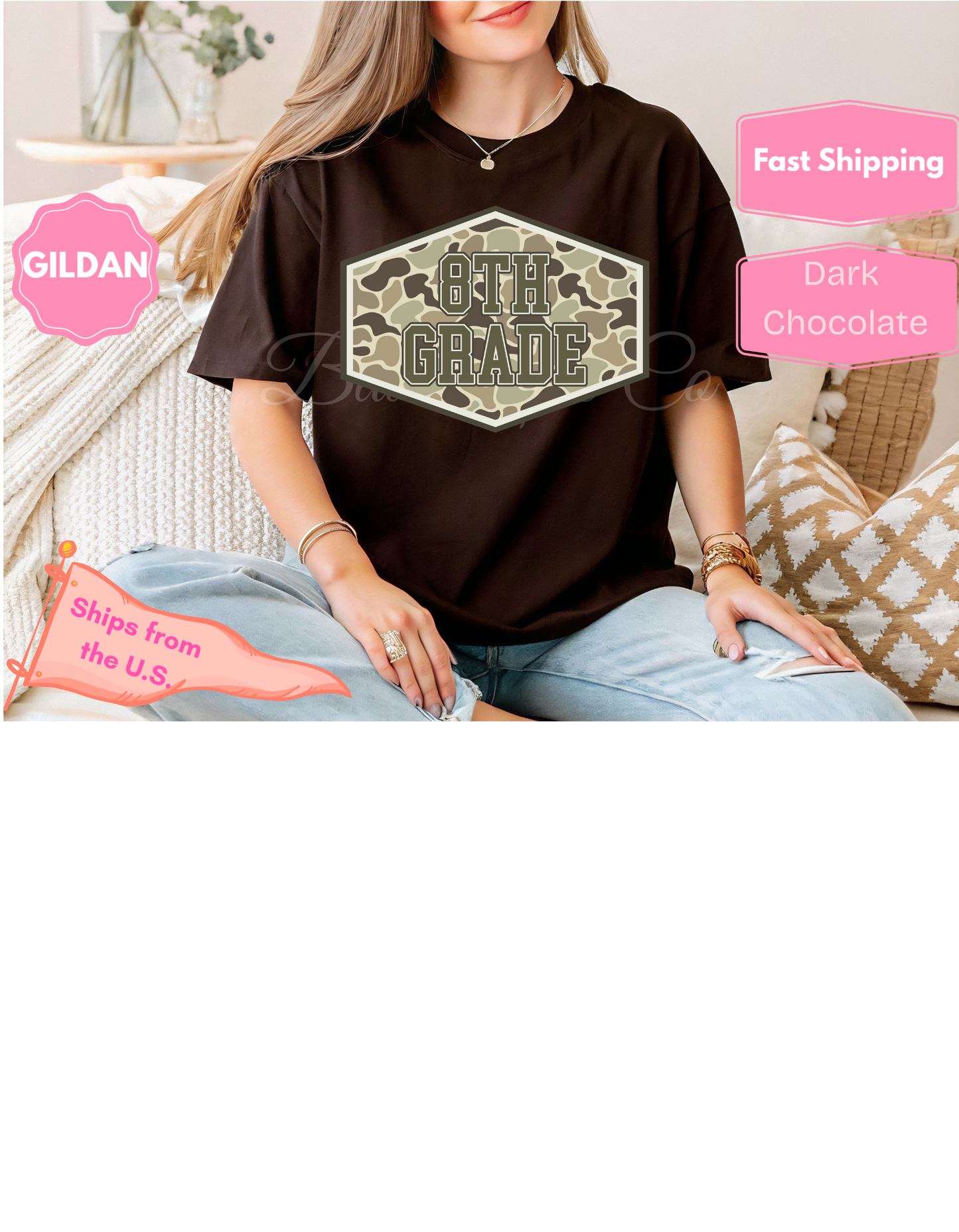 Eighth Grade Camo Back to School