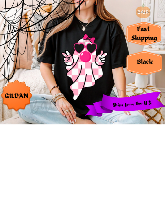 Pink Checkered Ghost