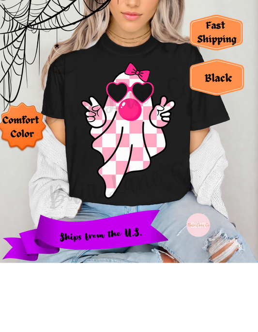 Pink Checkered Ghost