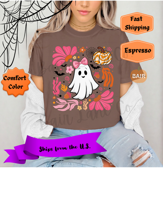 Pink & Orange Cute Ghost
