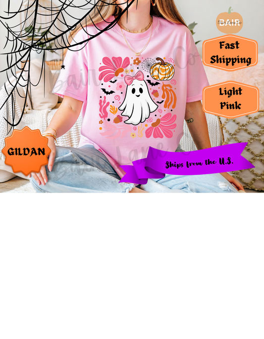 Pink & Orange Cute Ghost