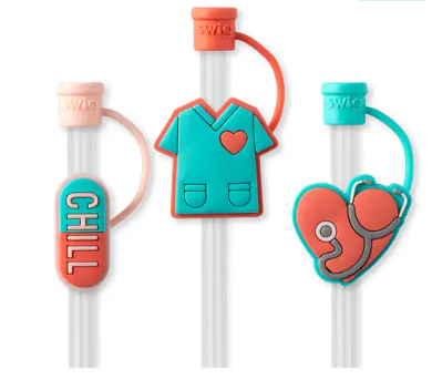 Nurse Straw Toppers