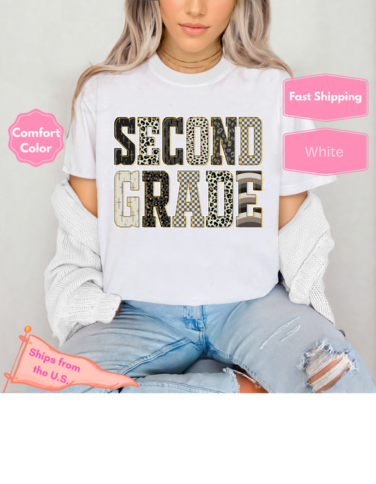 Second Grade Black & White