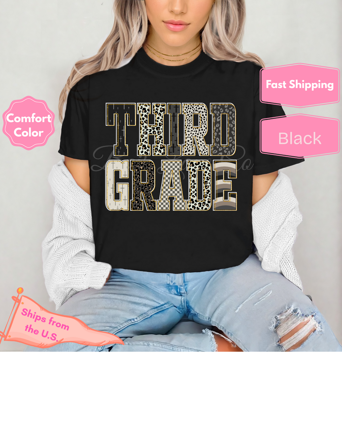 Third Grade Black & White